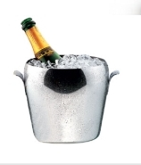 Balde de Vinho Inox bojudo