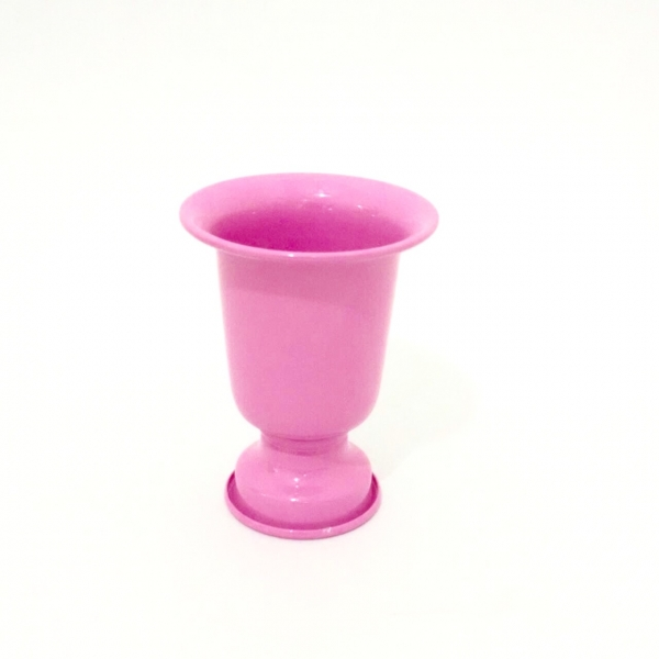 Vaso Tulipa Pequeno Rosa Chiclete