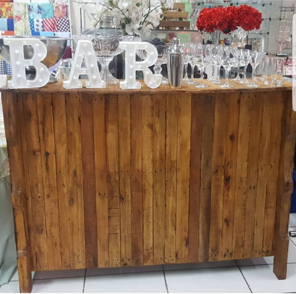 Balcão rustico 