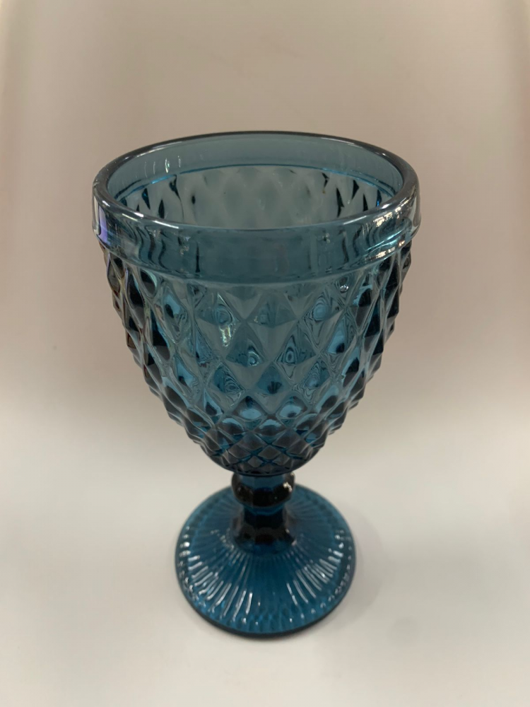 Taça Bico de Abacaxi Azul