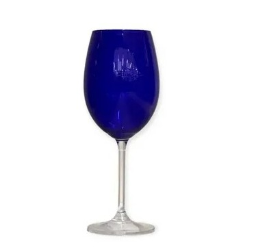 Taça aguà azul royal bihemia