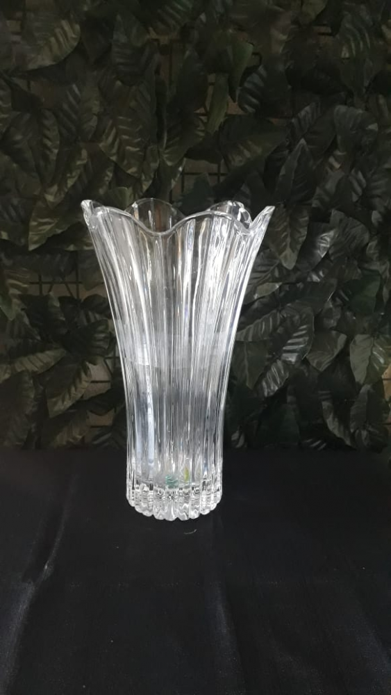 Vaso cristal canelado cod 10