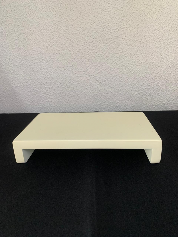 Bandeja step retangular mdf amarelo bebê