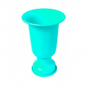 Vaso Tulipa Azul Tiffany Pequeno